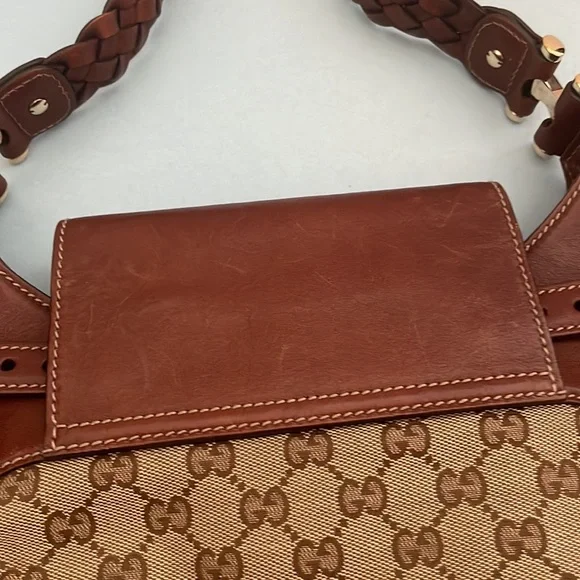 GUCCI Monogram Horsebit Bag - Picture 6 of 13